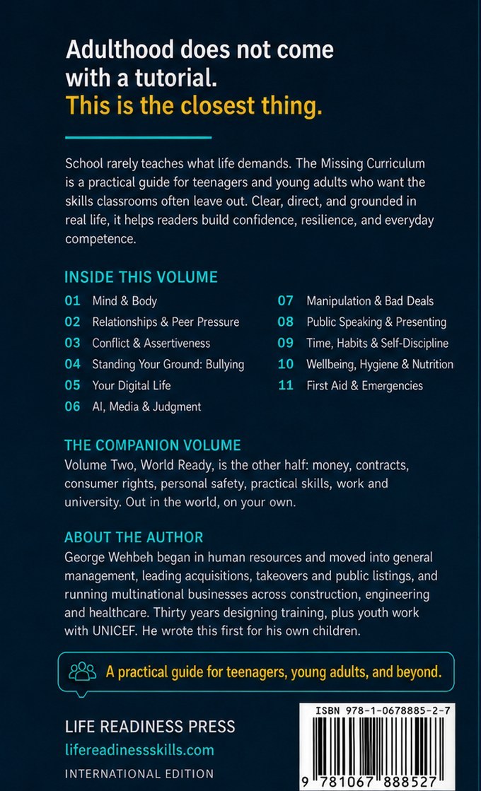 Growing Up Ready back cover